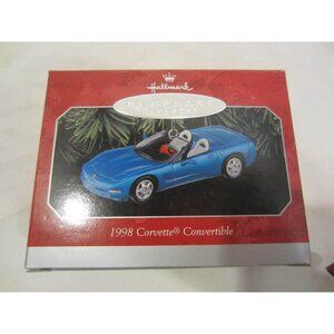 HALLMARK KEEPSAKE ORNAMENT 1998 Corvette Convertible car